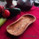 Bowl, olive wood, natural rounded