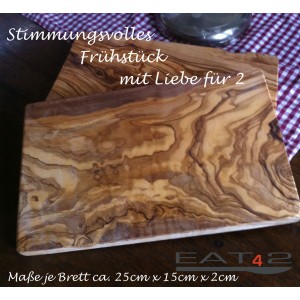 Olive wood cutting board serie "Modern Life"