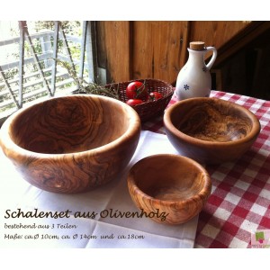 Müslischale aus Holz