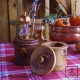 boîte à épices en bois d'olivier