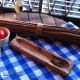 Small olive wood bowl rectangular