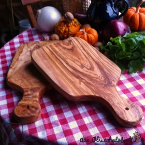 2 x herbs cutting boards with a handle