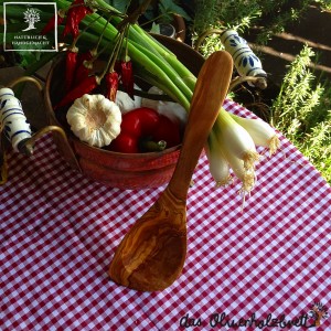 Spatula out of olivewood