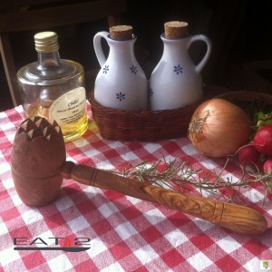 meat tenderiser out of olivewood