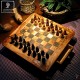 Chessgame out of olive wood