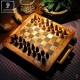 Schachspiel viereckig mit Schublade