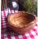 Olive wood bowl, natural look