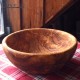 wooden bowl, large, handcrafted in a modern form
