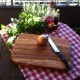 Large chopping board of olive wood