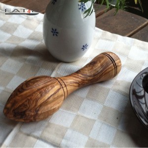 lemon press, squeezer out of olivewood