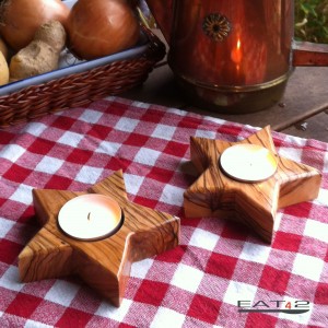 star shaped candle holder