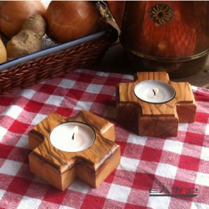 cross shaped candle holder